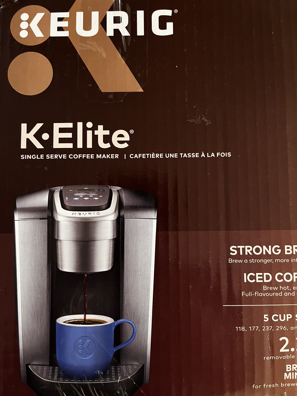Keurig K elite single serve coffee machine