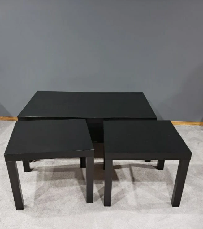 Ikea coffee table and end tables
