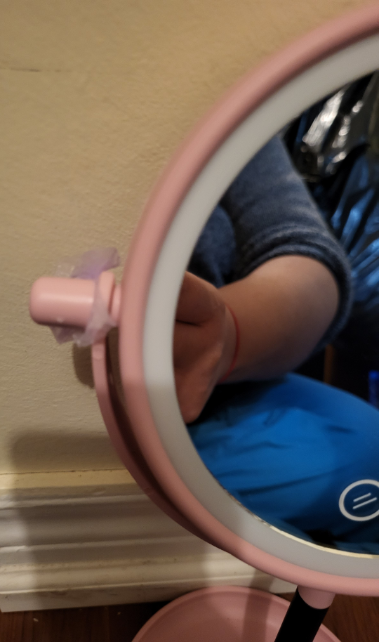 Table mirror with light image indicator(4)