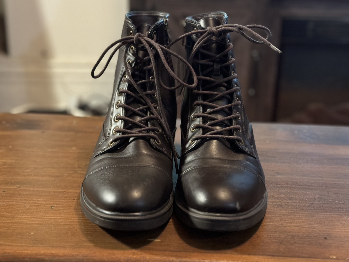 Minelli Mens Leather Ankle Boots Size 9 thumbnail