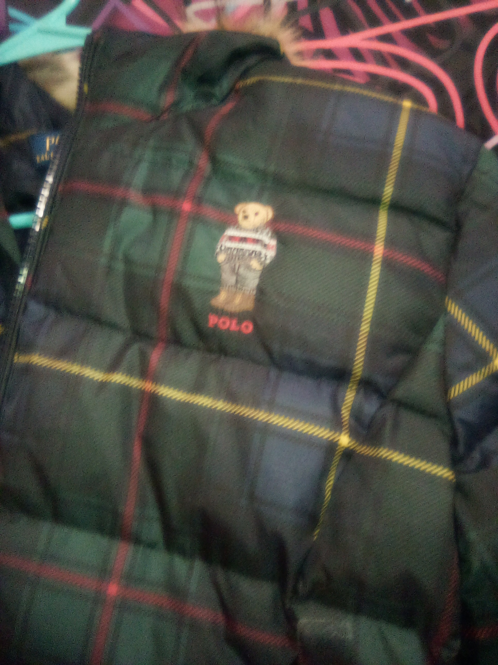 Authentic water resistant Polo Bear down jacket - photo 4