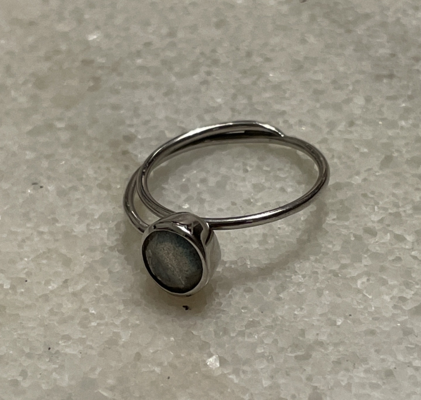 925 sterling silver Labradorite Semi Precious stone Ring 🎁 - photo 5