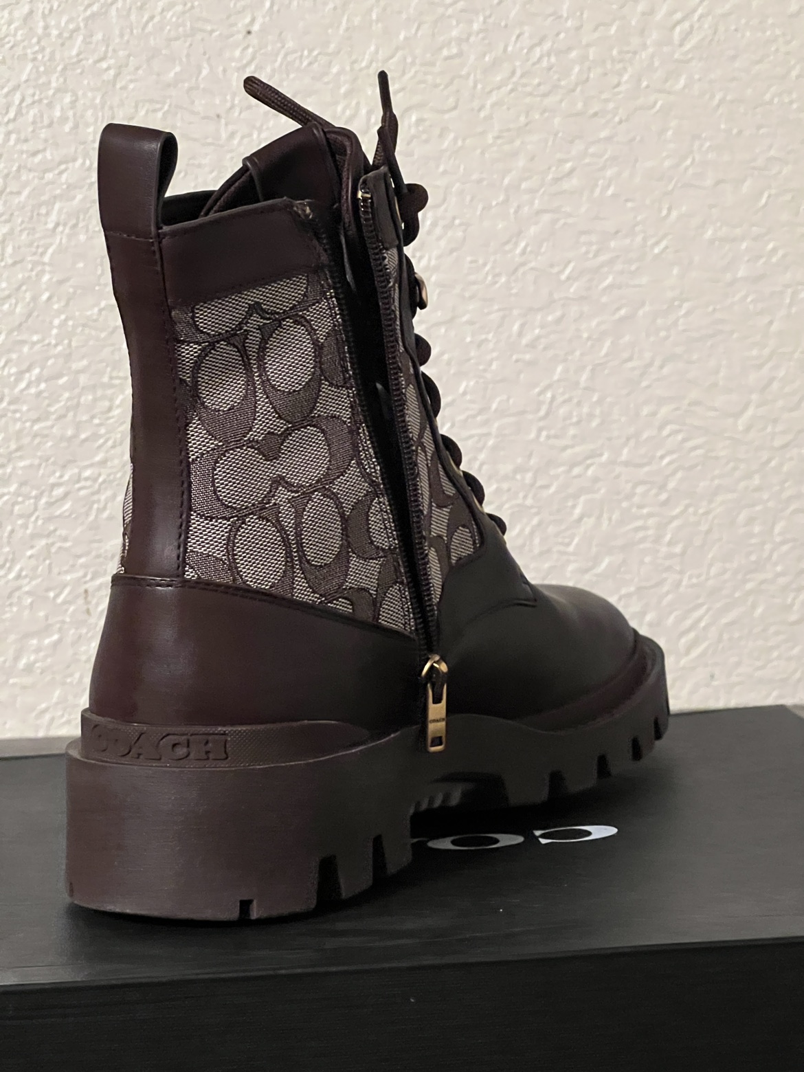 Citysole Lace Up Boot In Signature Jacquard - photo 4