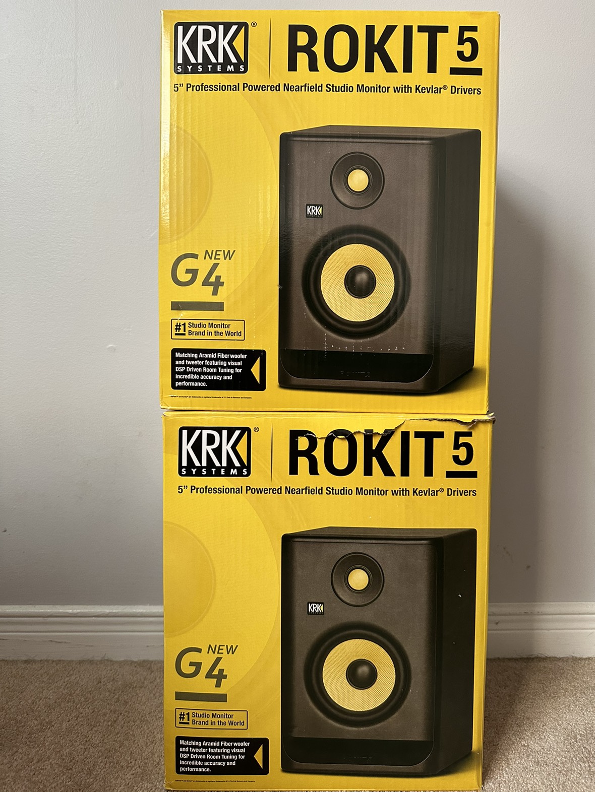 Rokit 5 G4 Professional Speaker set (Brand New) thumbnail