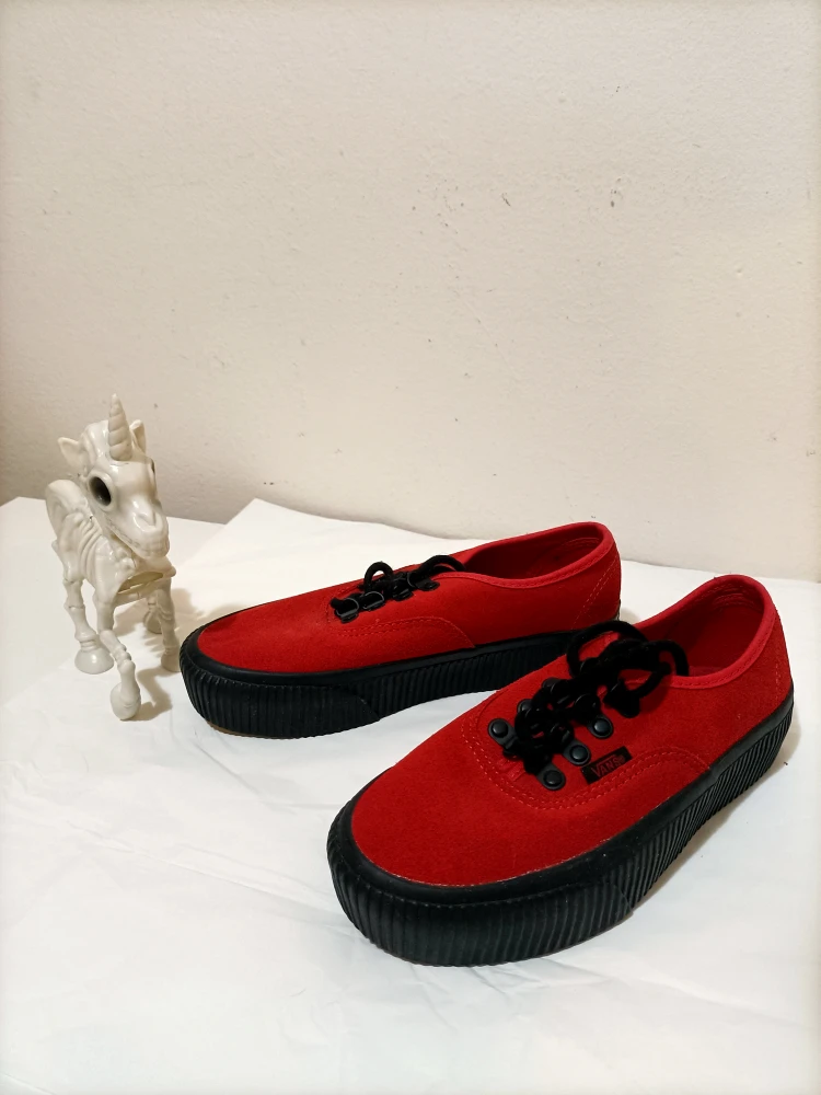 Suede Platform Vans Sneakers