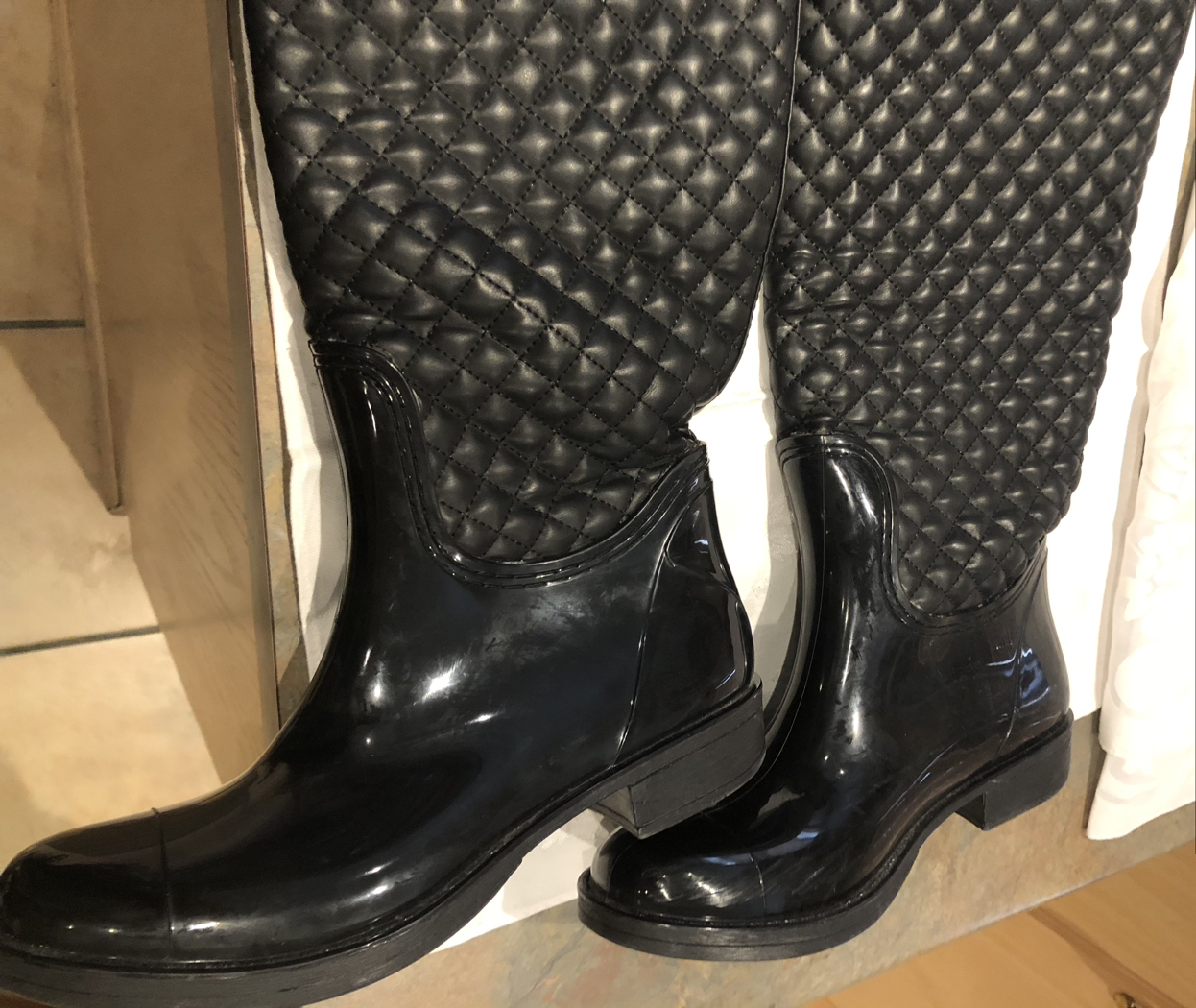 Steve Madden quilted rain boots image indicator(2)