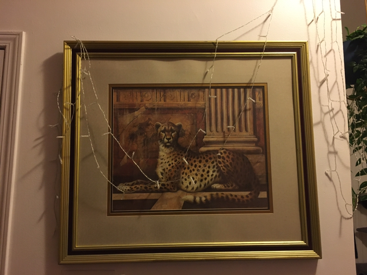 Framed oil painting #freecycle