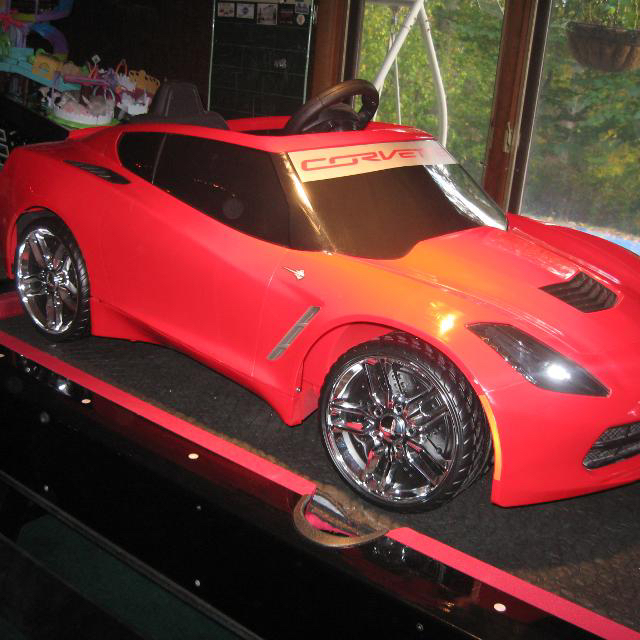 12V corvette for kids by Fisher Price