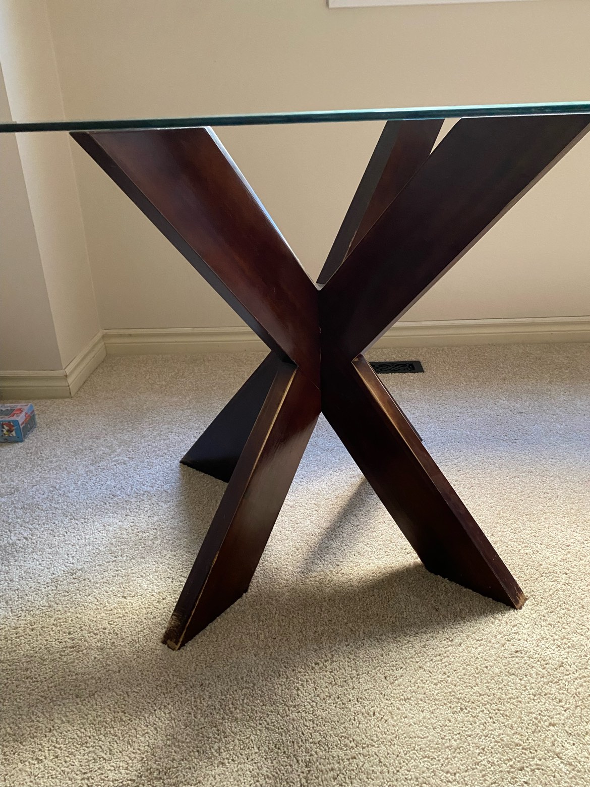 Glass dining table - photo 2