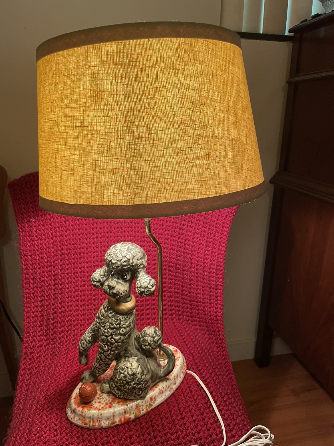 Vintage 1950-60 Poodle lamp - photo 2