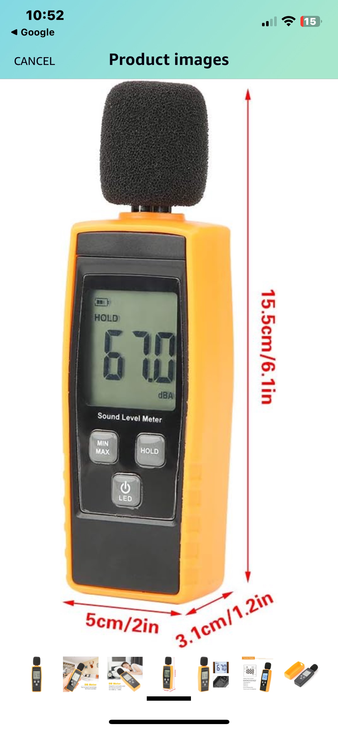 Digital Sound Level Meter - photo 3