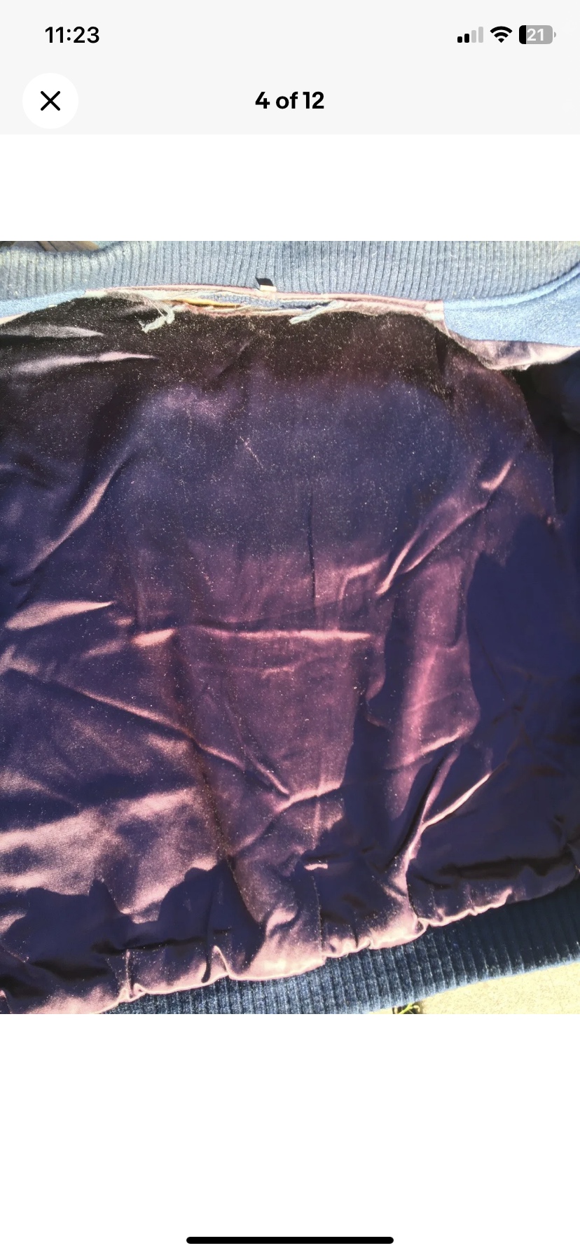 Vtg Toronto Blue Jays Labatt Jacket Wool Leather World Series image indicator(5)