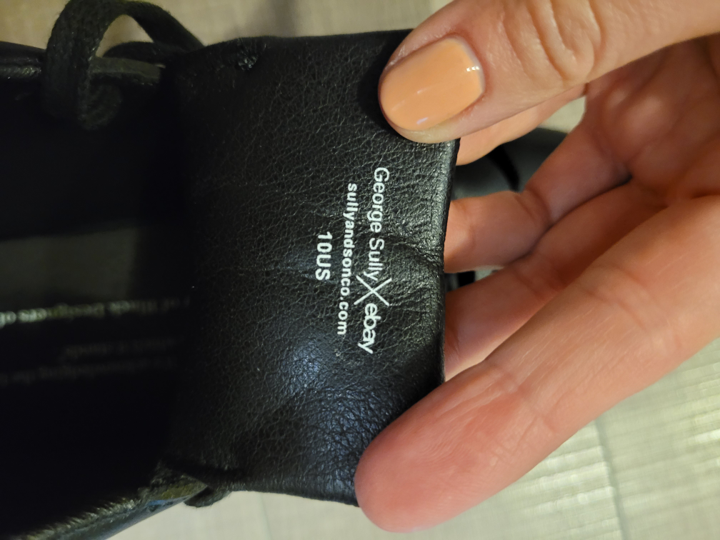 Limited Edition George Sully x ebay sneakers, sz 9.5/10 image indicator(5)