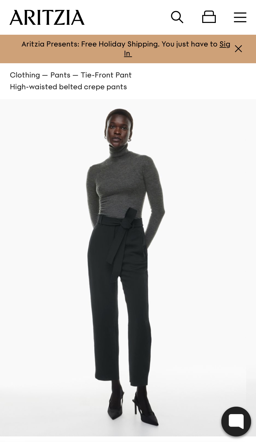 Wilfred Tie-Front Pants image indicator(2)