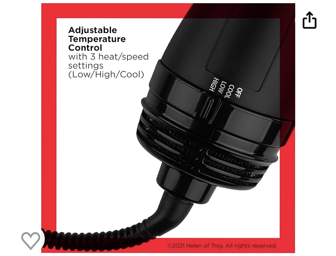 REVLON hair dryer image indicator(6)