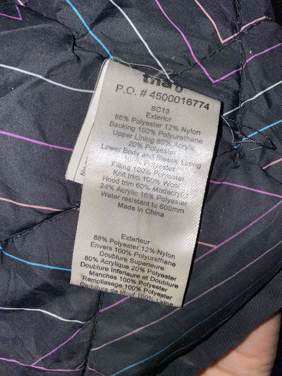 TNA Aritzia Aspen Black Winter Jacket Parka Medium image indicator(7)