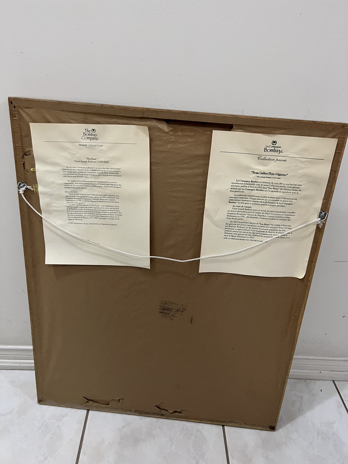 Framed Rose Wall Art image indicator(3)