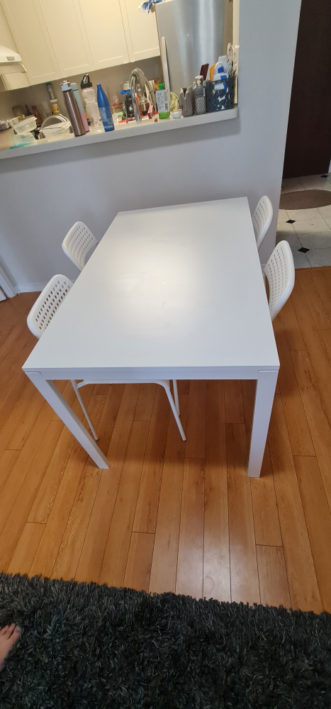 Ikea Dinning table with chair - photo 5