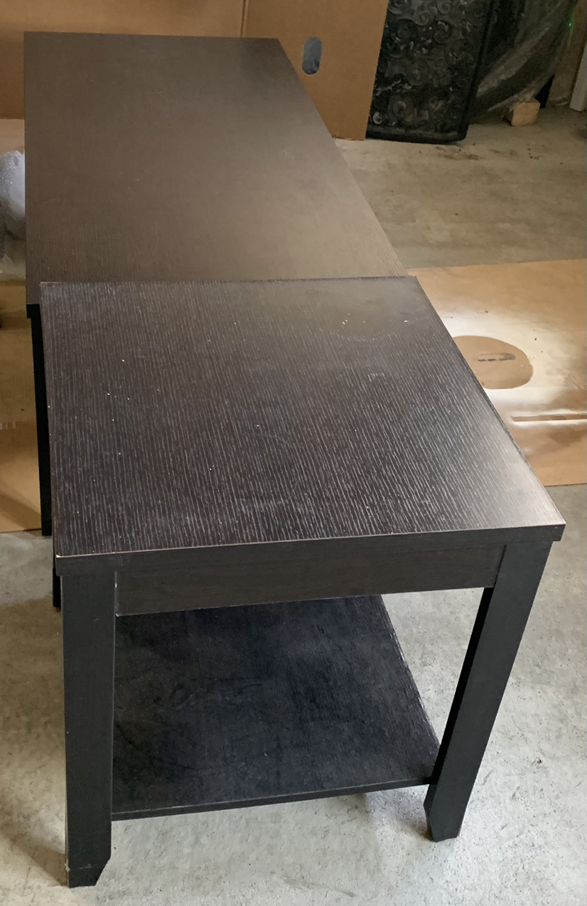 Ikea coffee and side tables