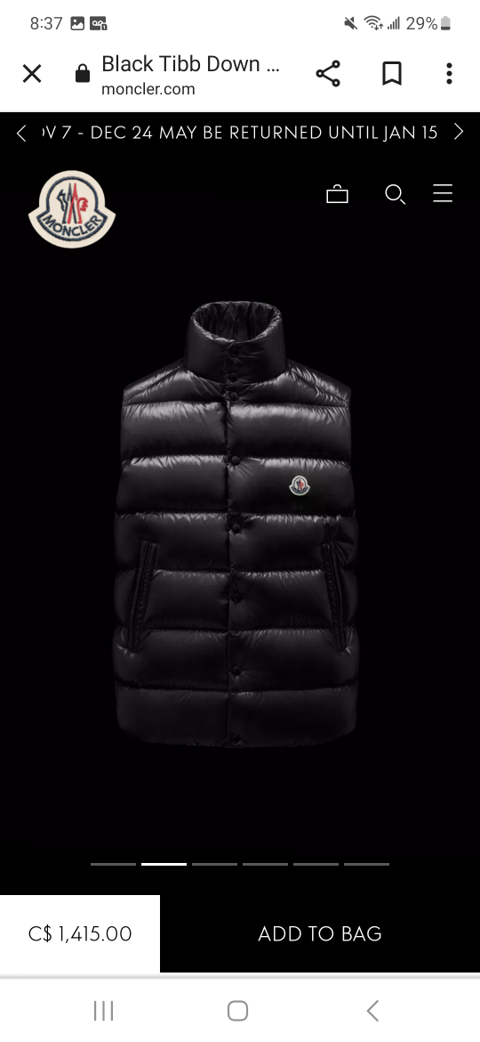 MONCLER TIBB DOWN VEST - photo 2