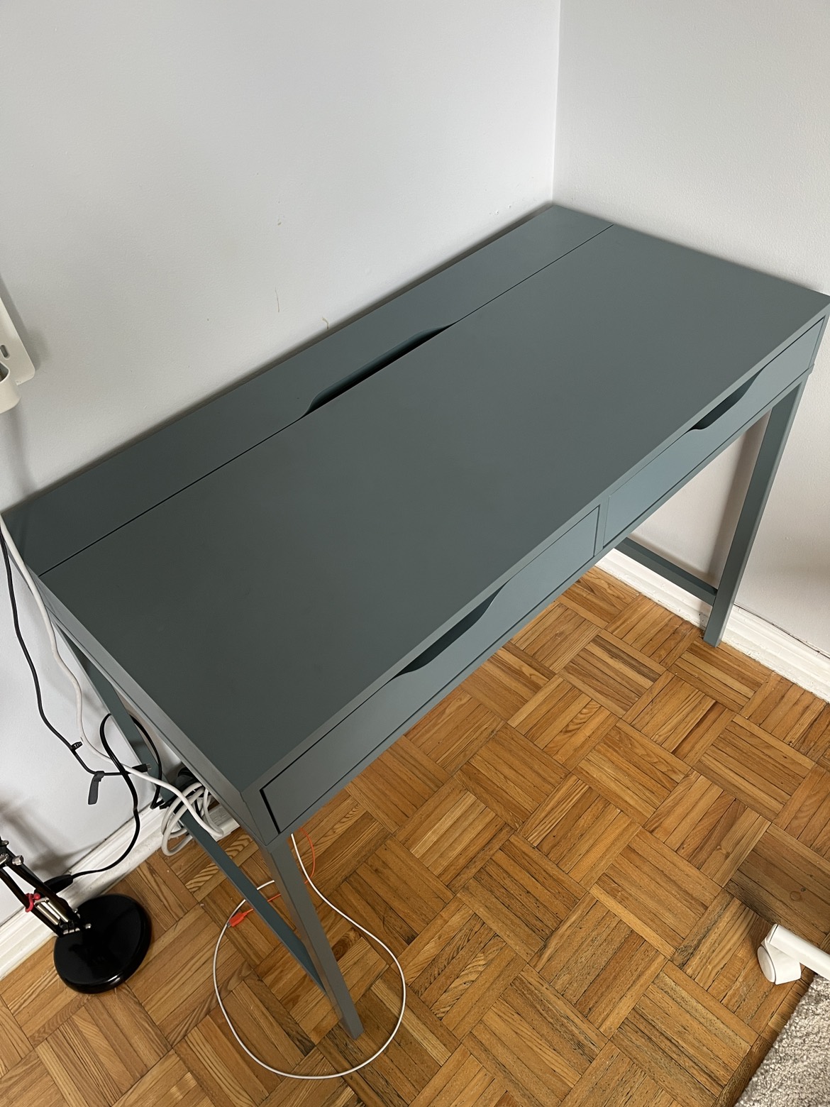 Ikea Desk ALEX in grey-turquoise