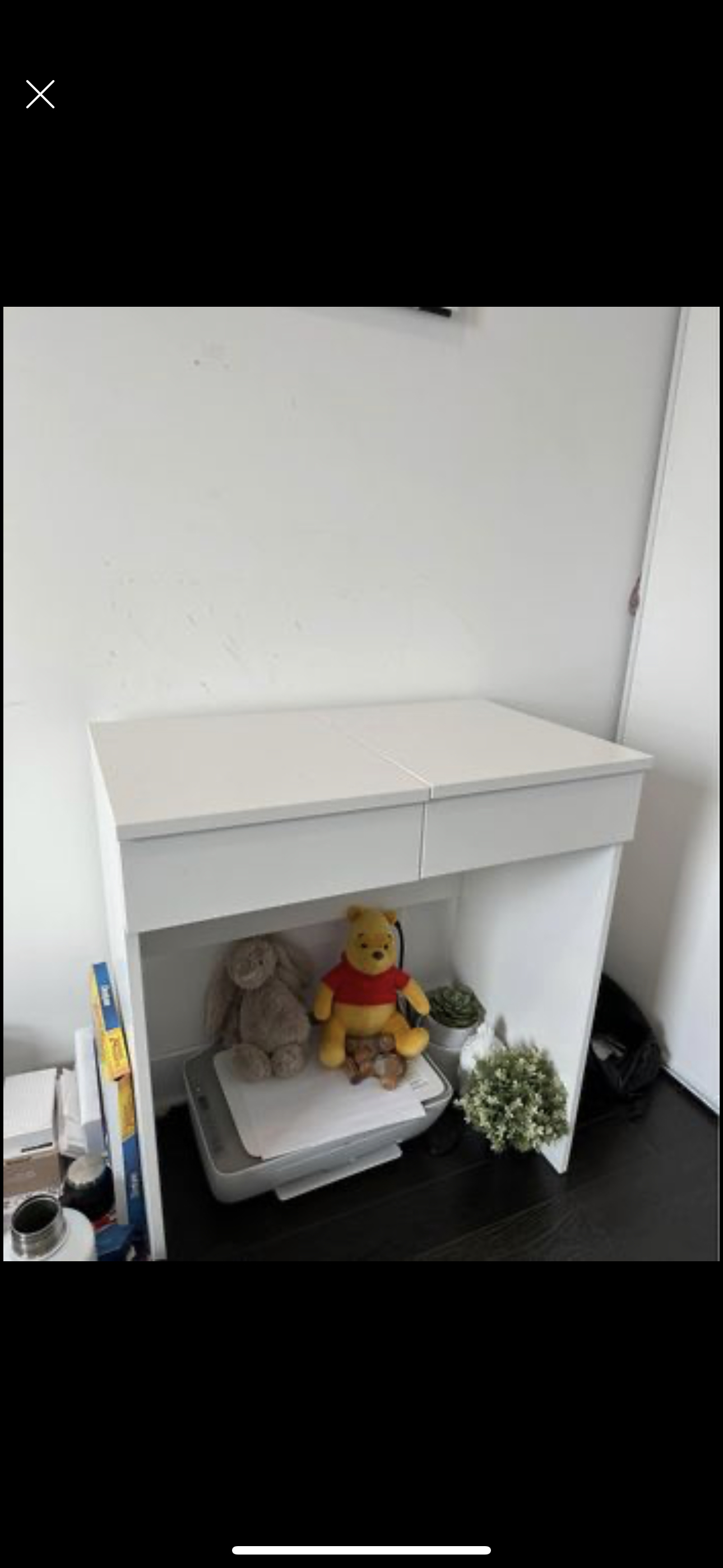 IKEA desk/ vanity - photo 2