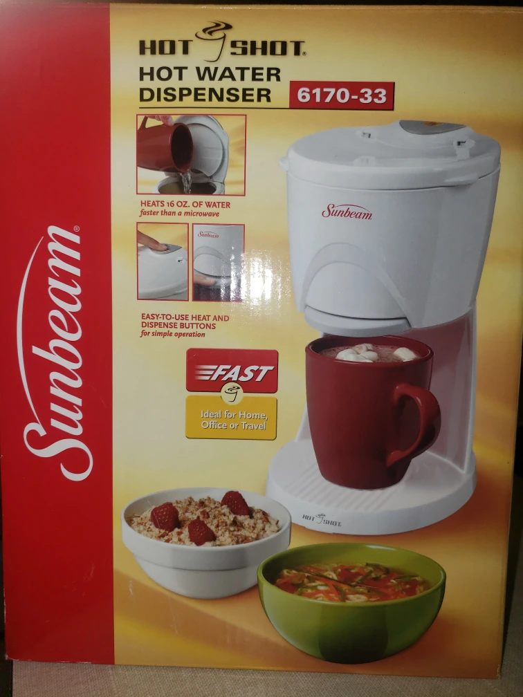 SUNBEAM Hot Shot #6170-33 Hot Water Dispenser 16 OZ.