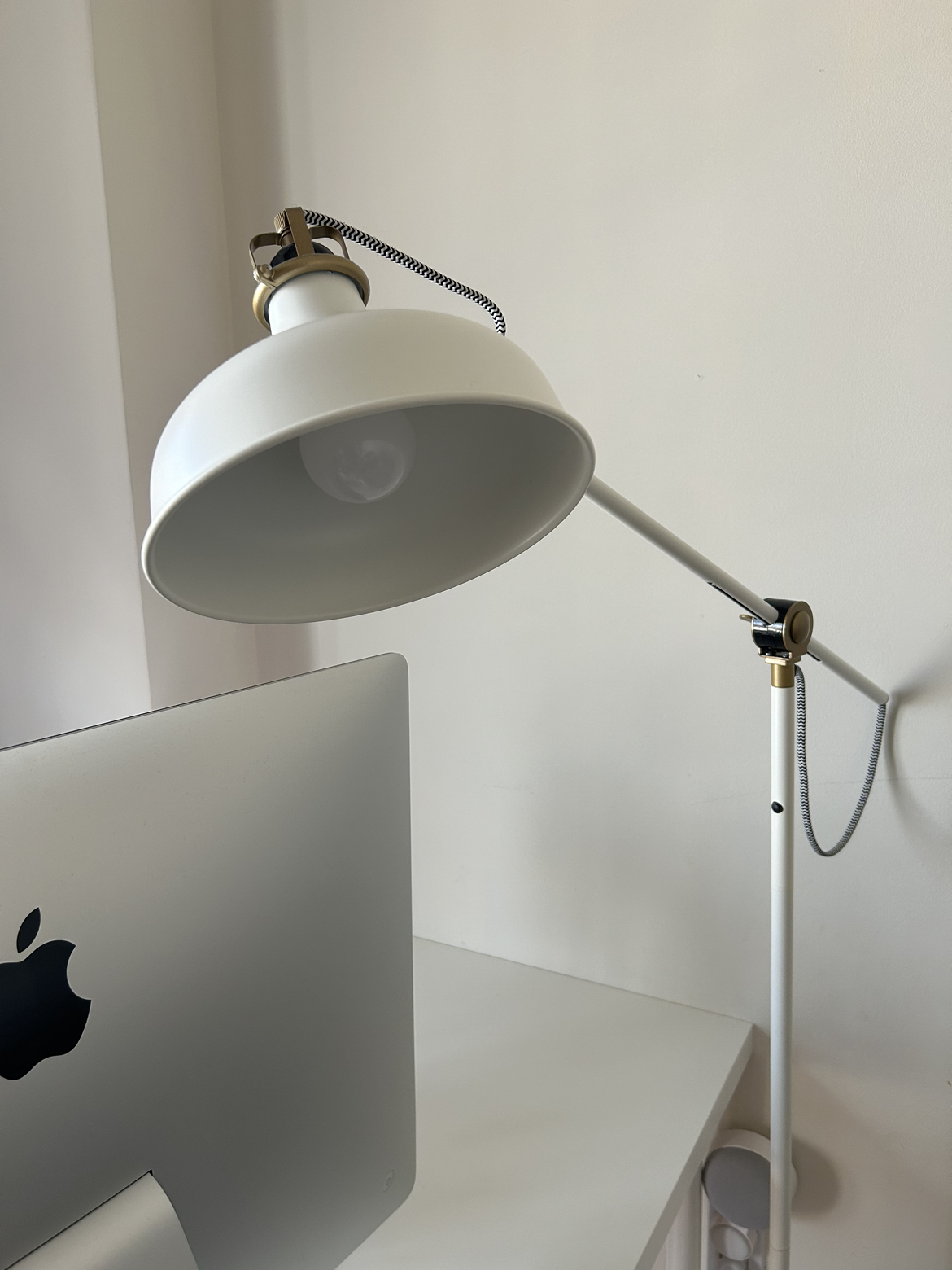 Ikea Floor Lamp, White - photo 2