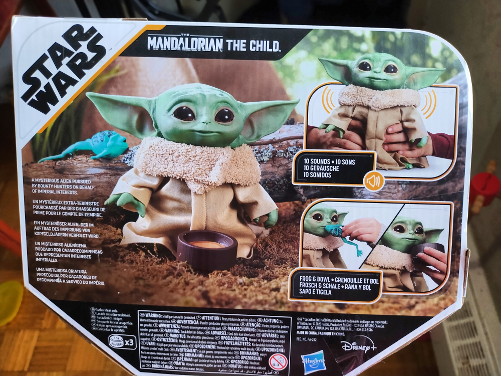 Star Wars talking plush: Mandalorian The Child image indicator(4)