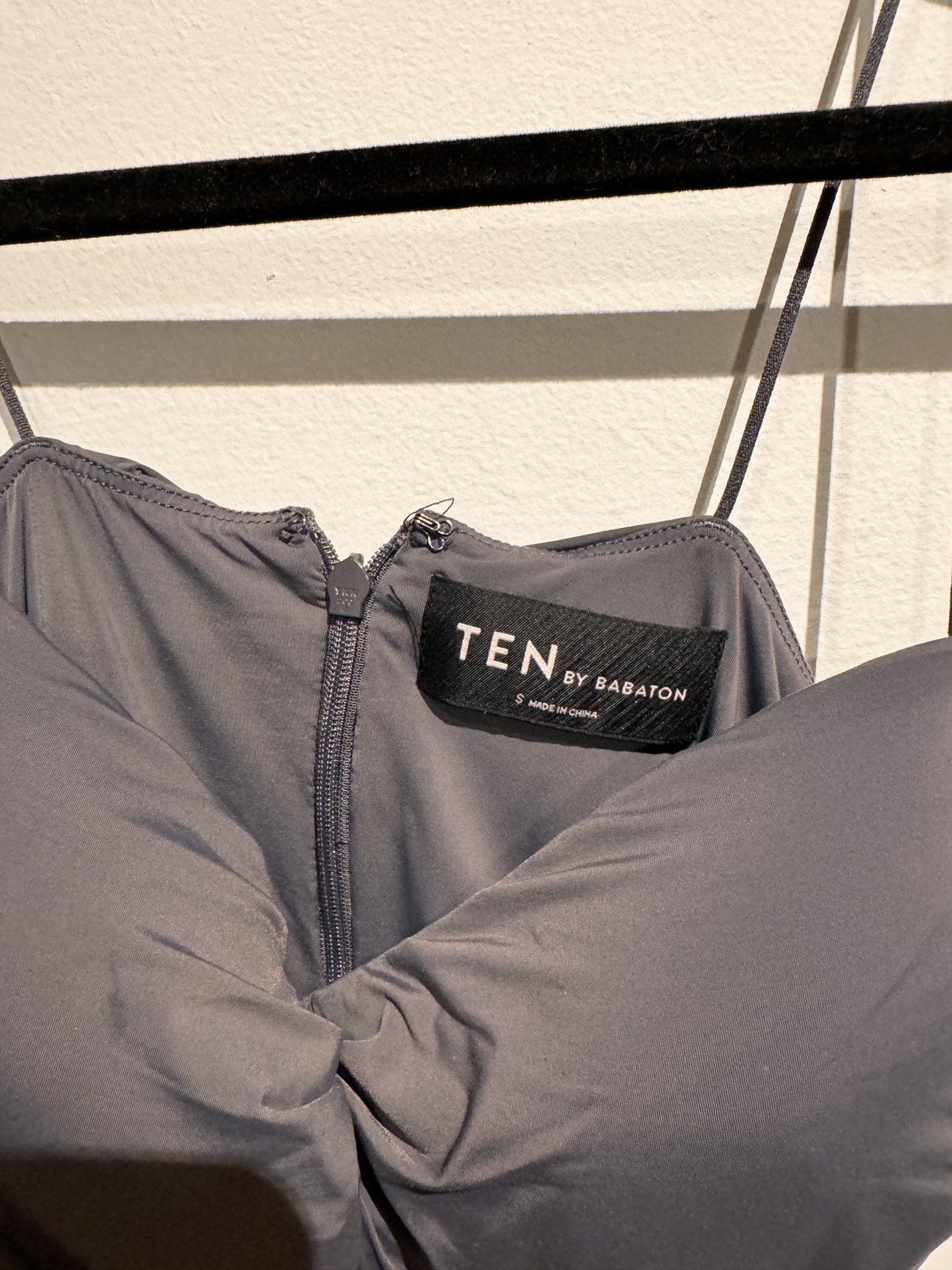 Babaton navy/gray bodysuit - photo 2