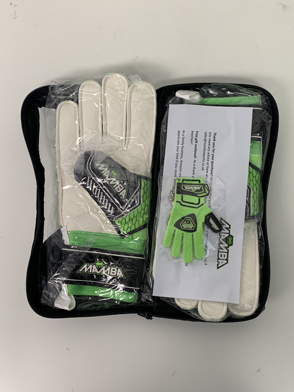 Mamba Unisex Soccer Goalkeeper Gloves - Size 7 - photo 4