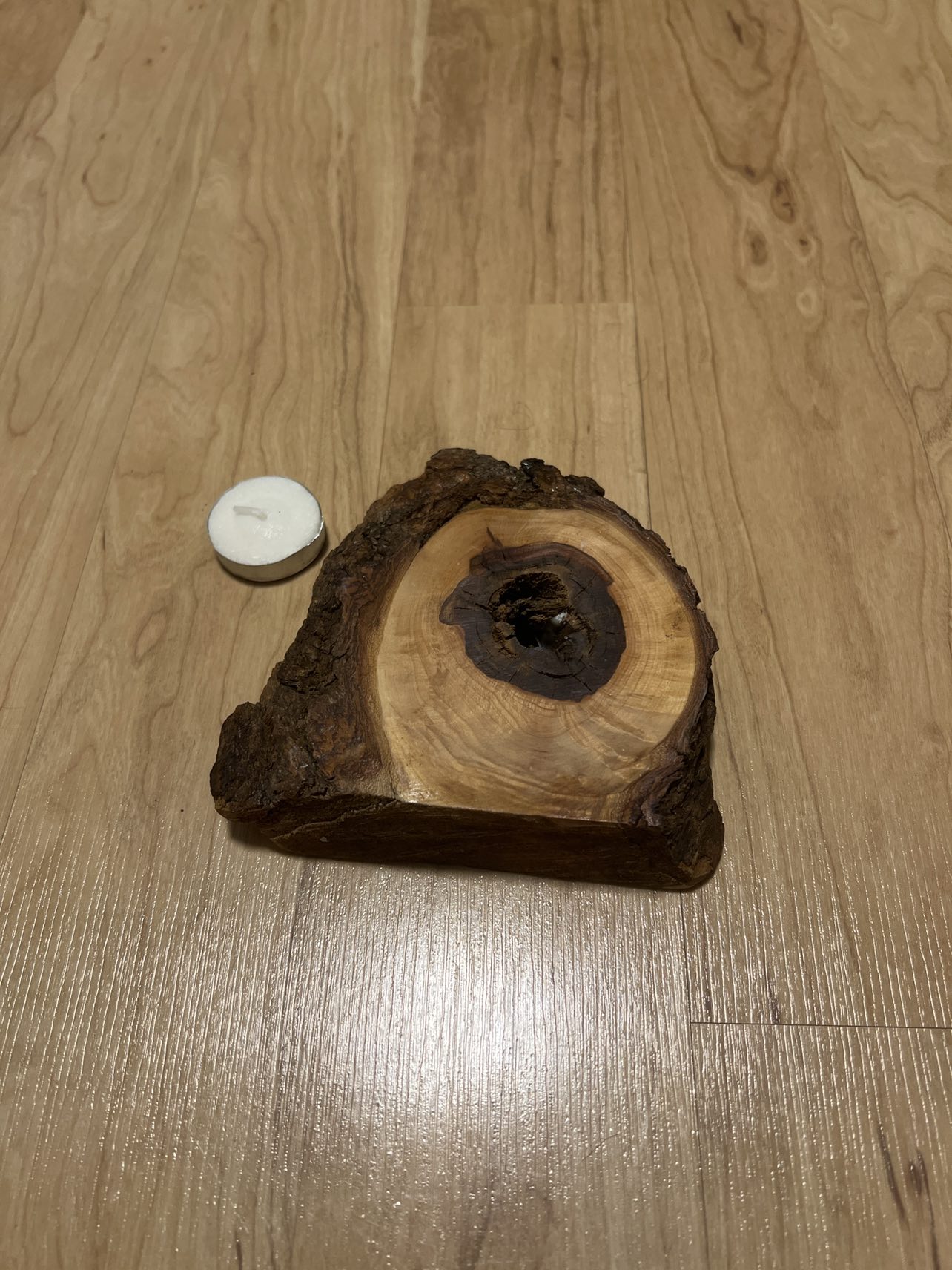 Wooden Candle Holder 🏒 - photo 2
