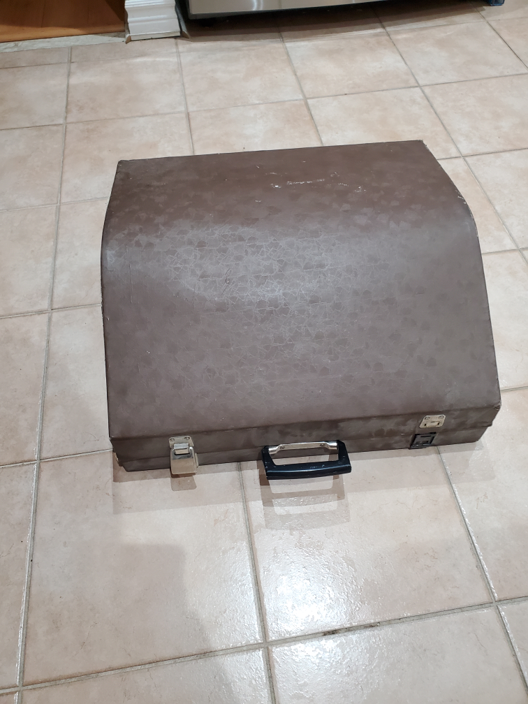 vintage accordion + case - photo 2