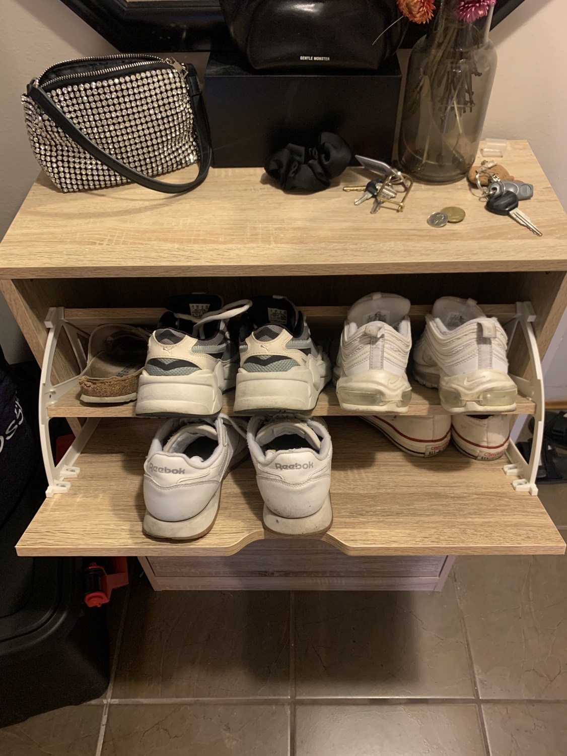 Wooden Shoe Shelf - photo 2