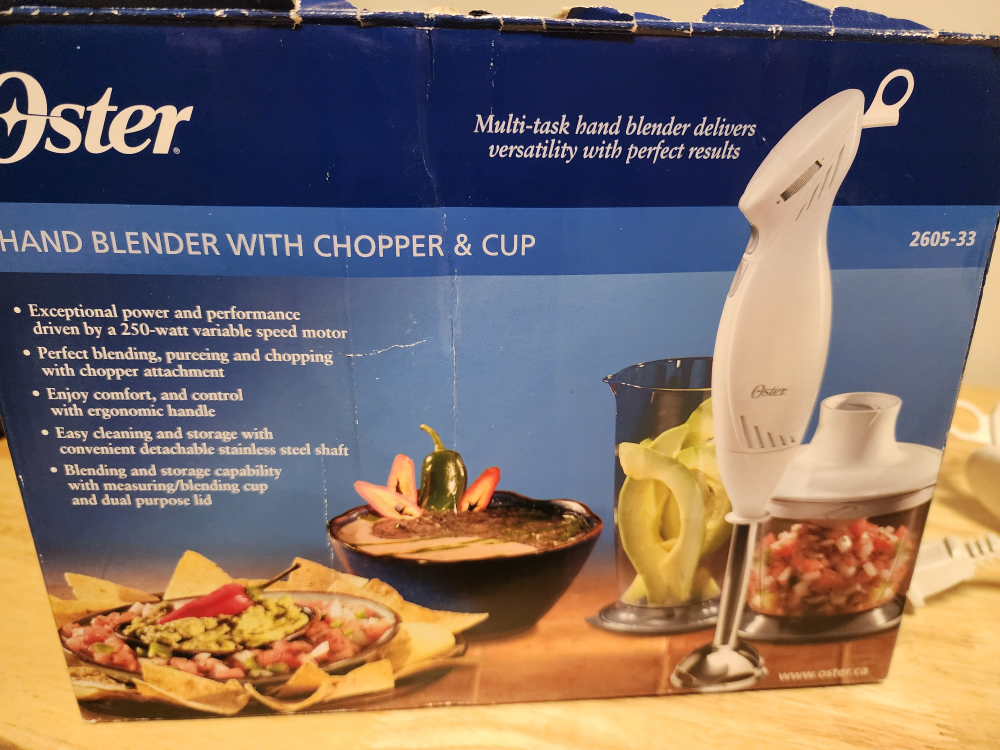 Hand blender Oster image indicator(5)