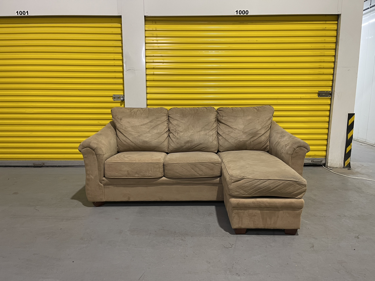 FREE DELIVERY | Comfy Beige Reversible Sectional - photo 2