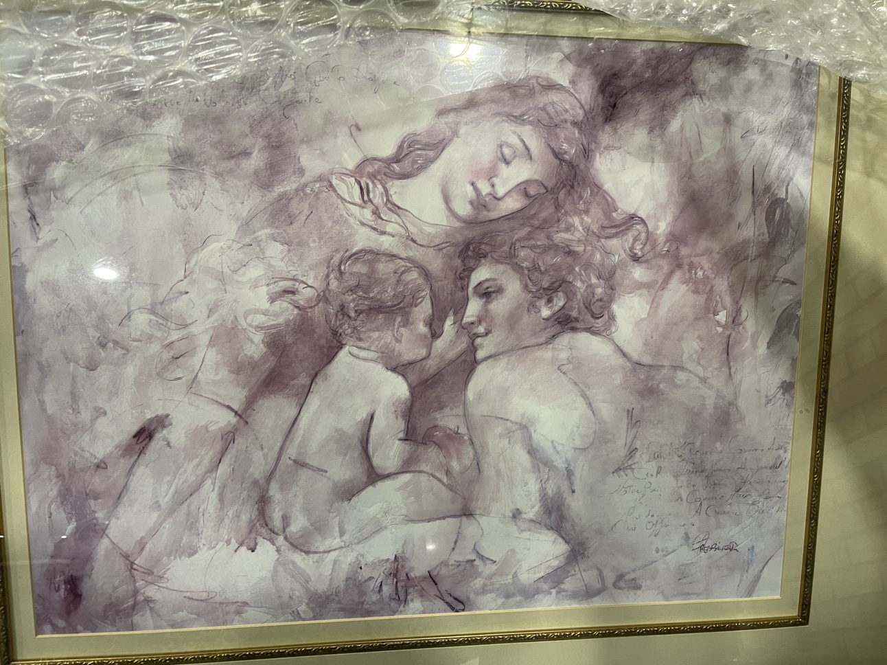 Gold frame artwork image indicator(2)