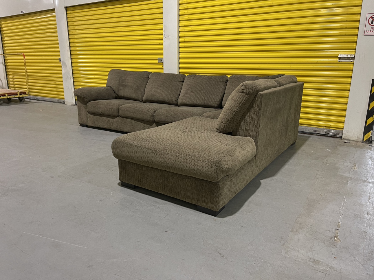 DELIVERY | Big Comfy Brown Sectional - photo 2