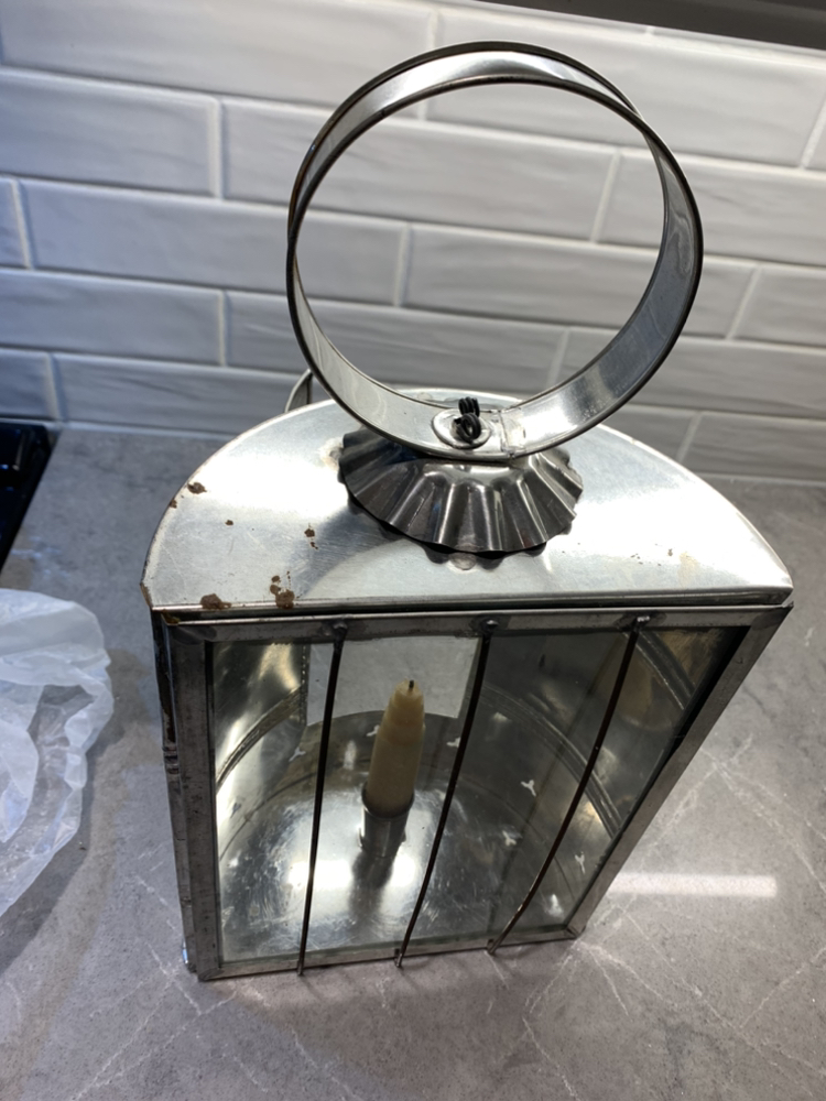 Reproduction Tin candle holder image indicator(5)