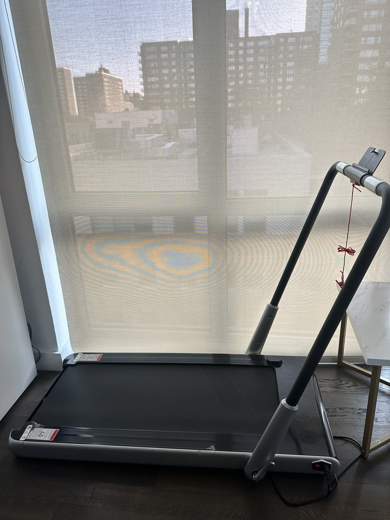 New treadmill compact