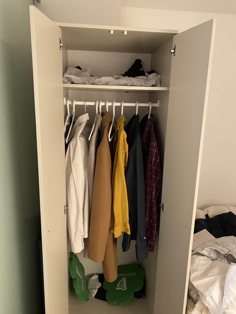 Ikea Gursken beige wardrobe with 2 doors - photo 2