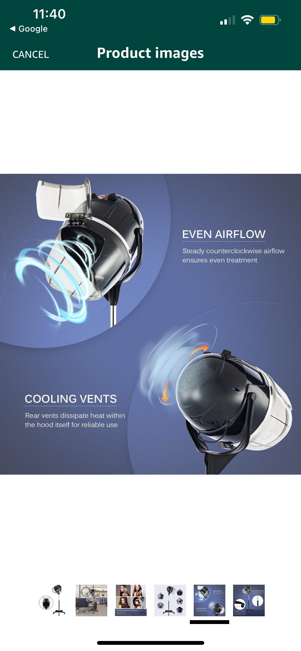 Brand new in box stand up hair dryer image indicator(5)