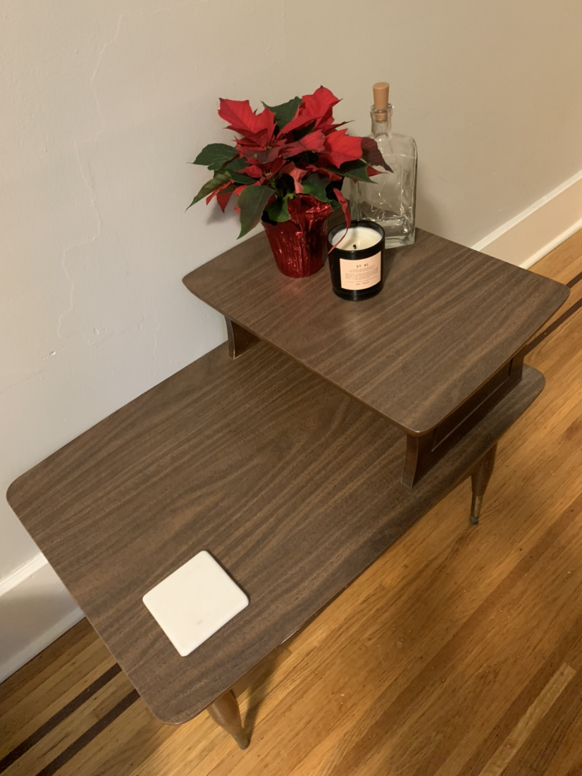 MCM style side table - photo 2