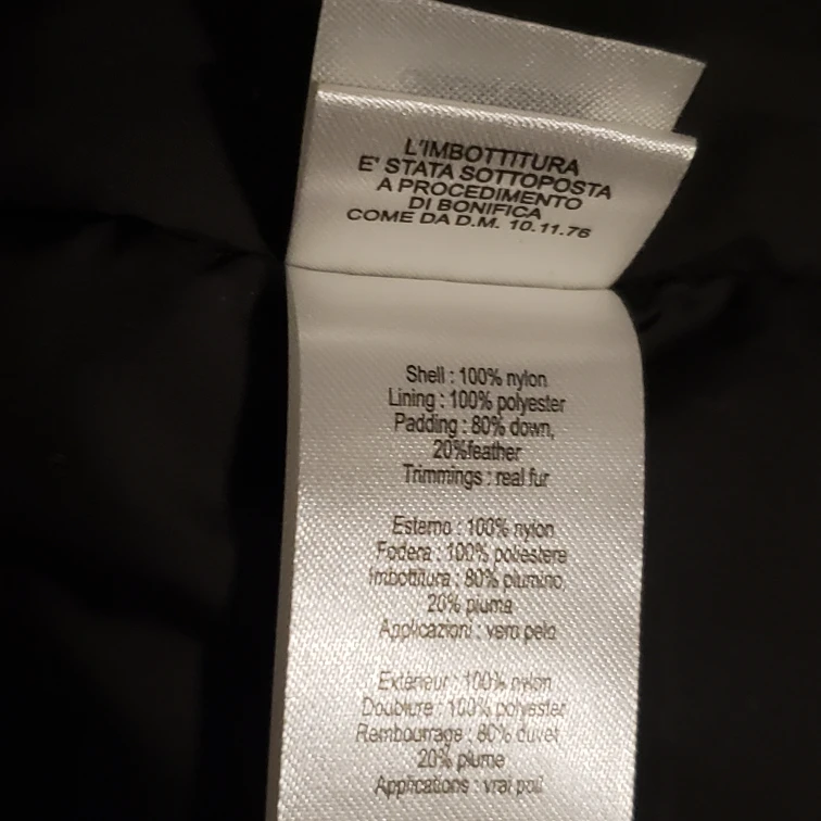 🧥 Italian 100% Real Down Feathers & Fur Women's Coat ⬇️ 55% off! image indicator(8)