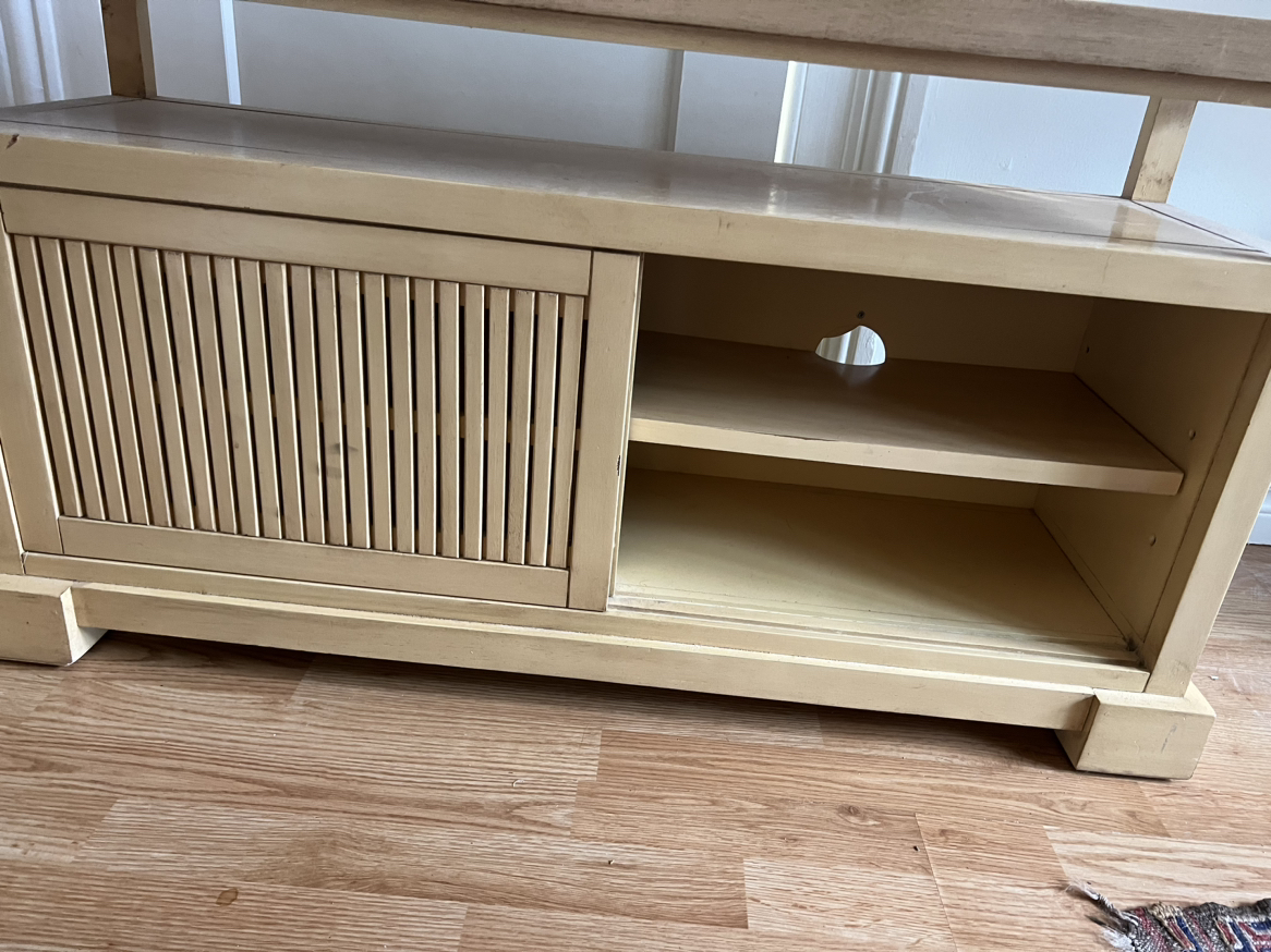 Solid wooden TV/media stand
