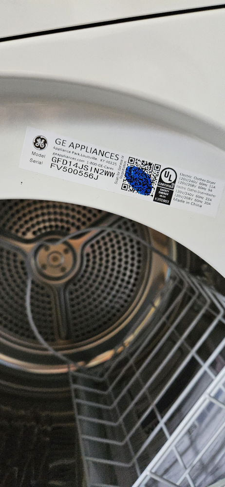 GE DRYER - photo 2