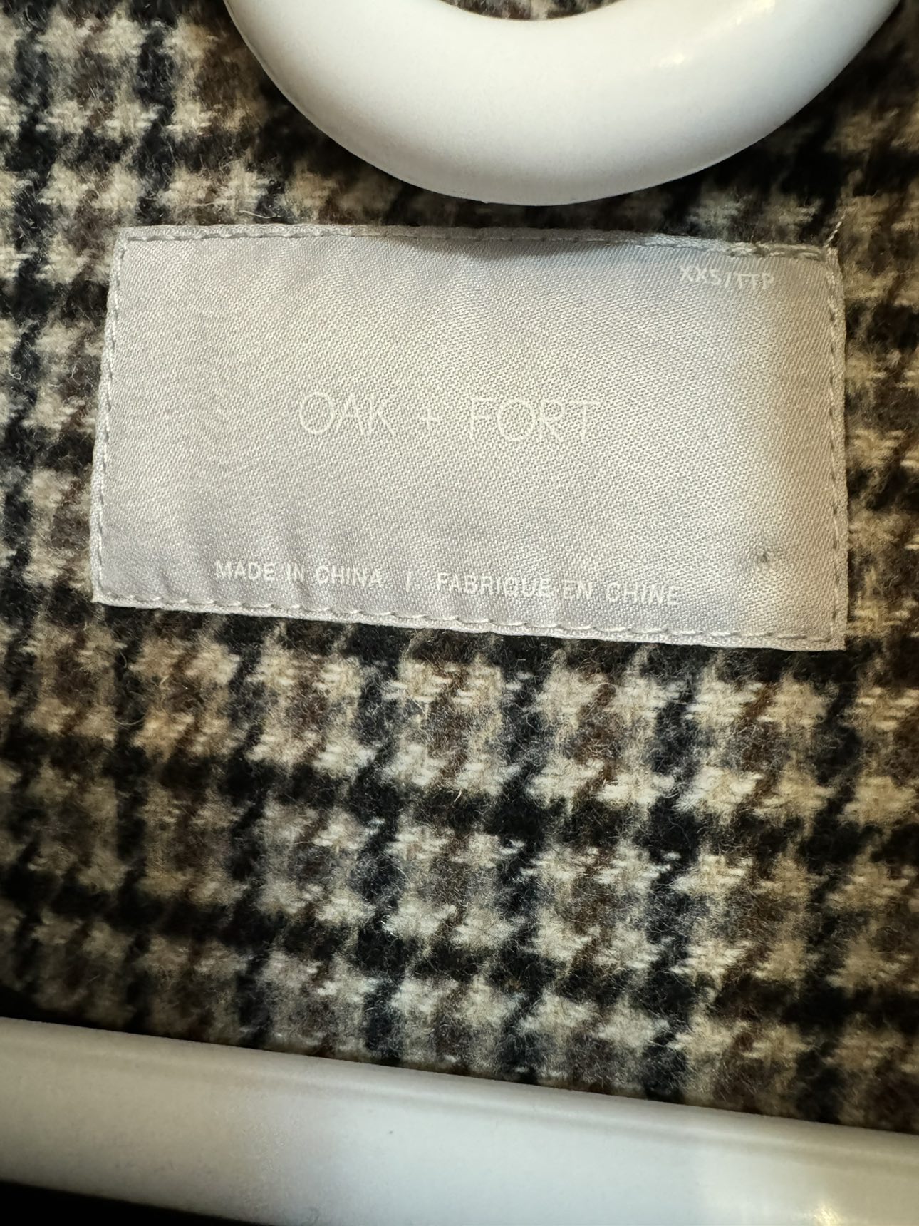 Oak + Fort oversize coat (Brown Plaid) - photo 3
