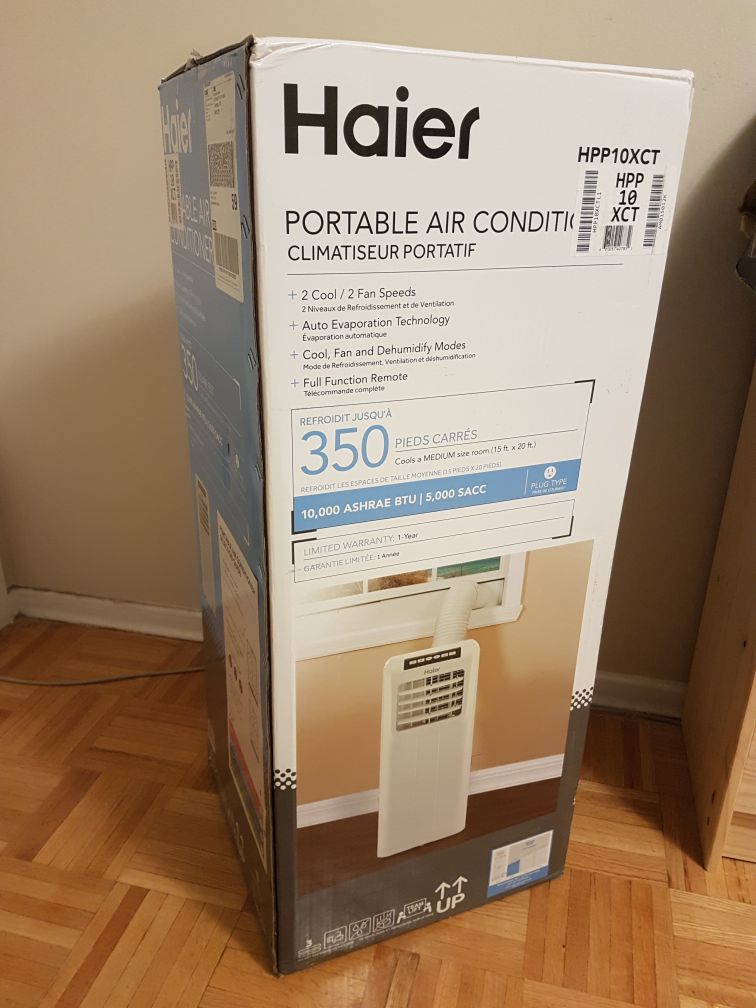 Haier Portable Air Conditioner- 10,000 BTU - new and unopened