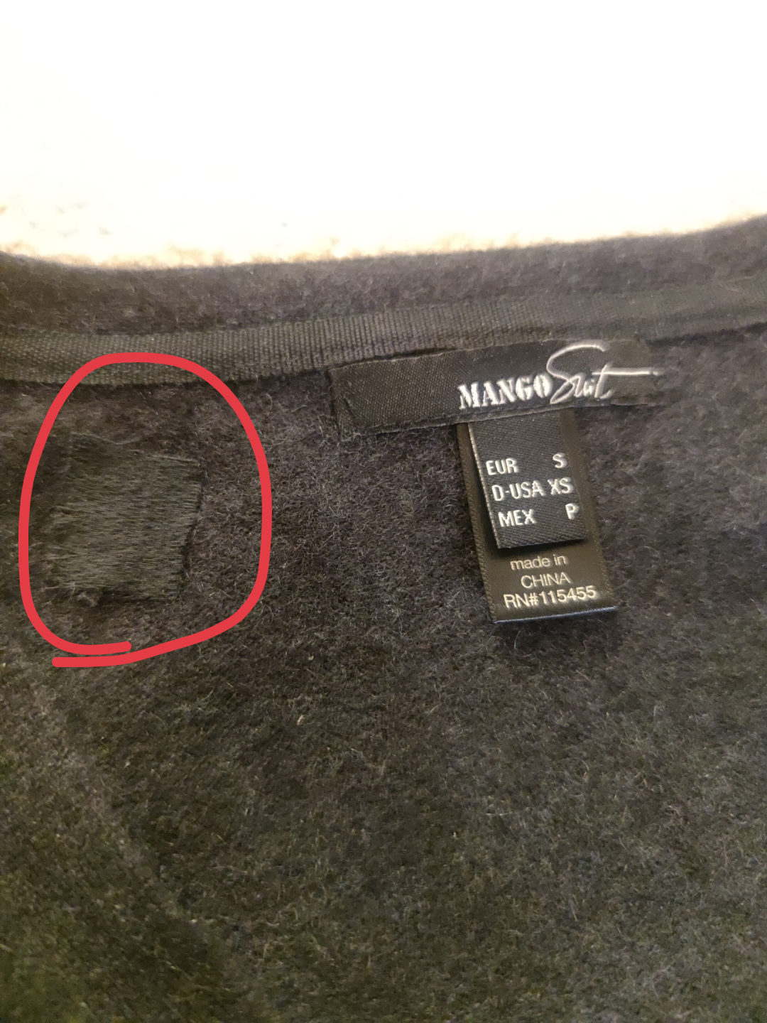Black Mango Sweater %100 Cashmere Small - photo 2