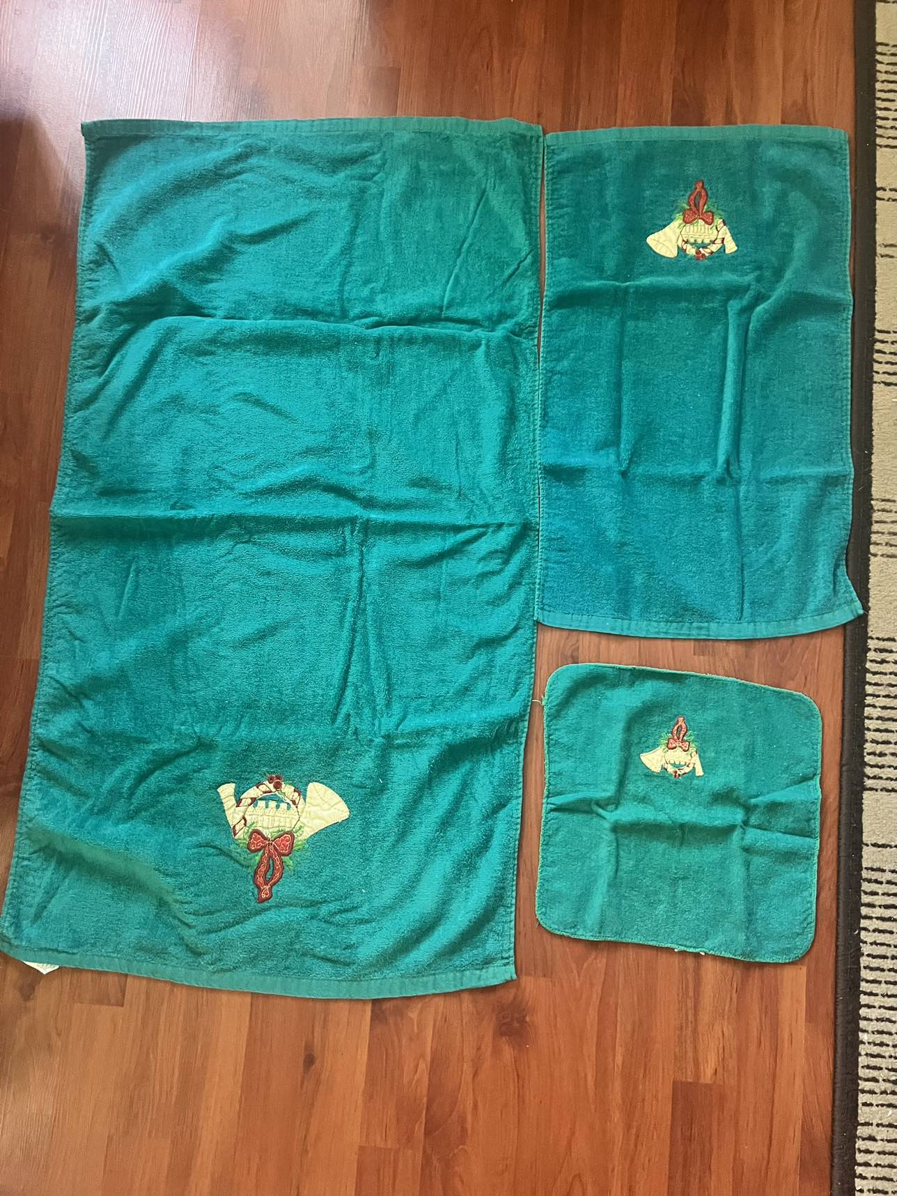 Christmas towel set, 3 pieces - photo 2
